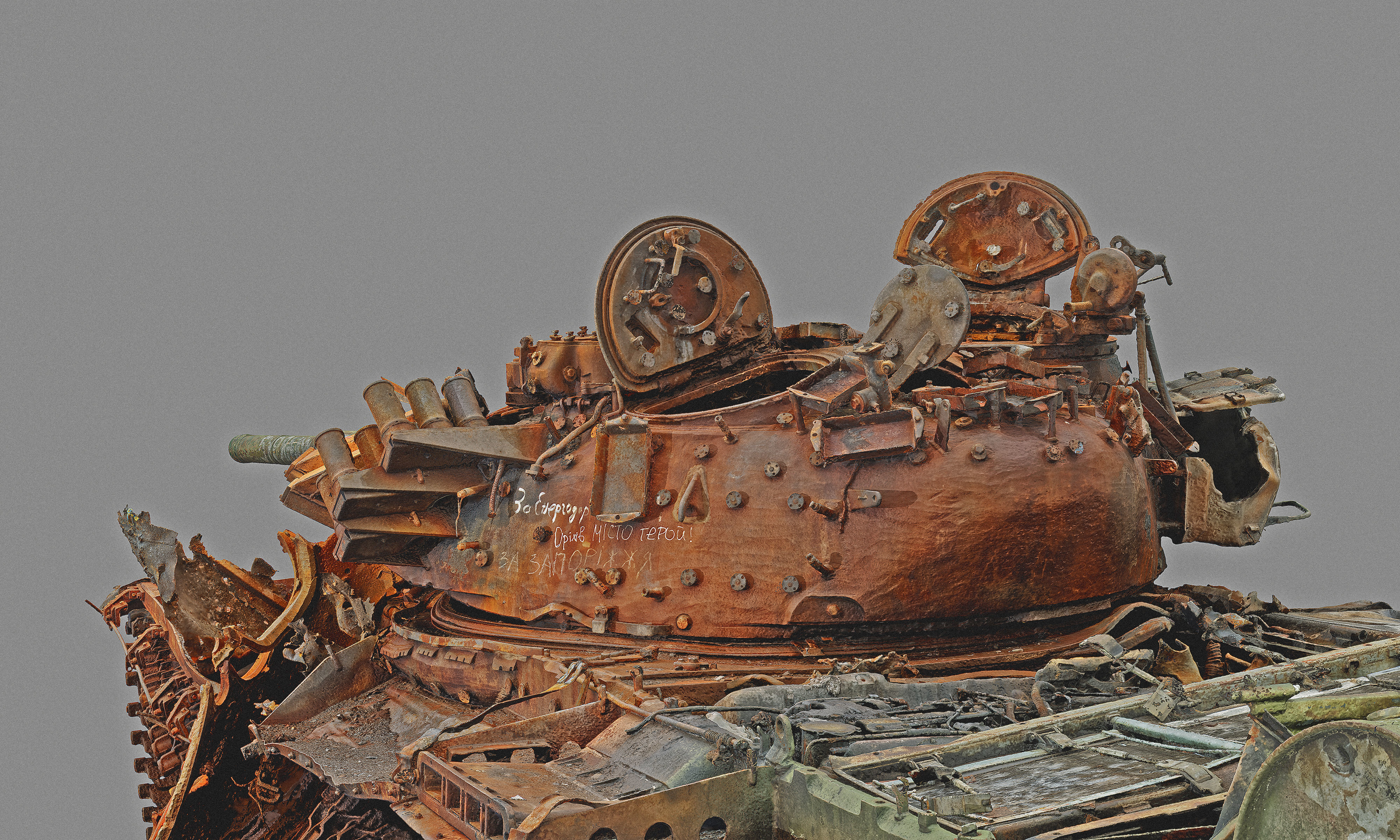 T-72 tank burned 3D model_5