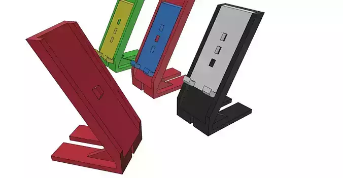 Phone holder adjustable easy print