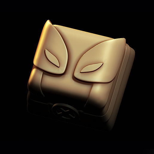 Wolverine Keycaps  Hugh Jackman  Marvel Comics  3D print model_2