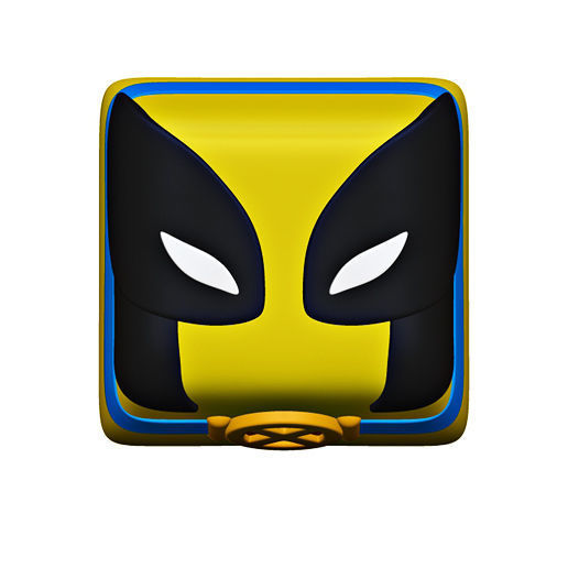 Wolverine Keycaps  Hugh Jackman  Marvel Comics  3D print model_1