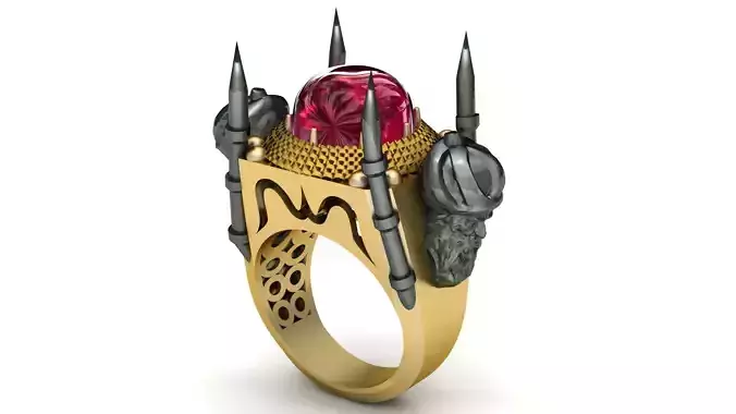 Ottoman Ring Jewelry 3D print model