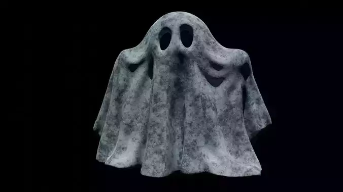 Ghost Halloween Model 3D model