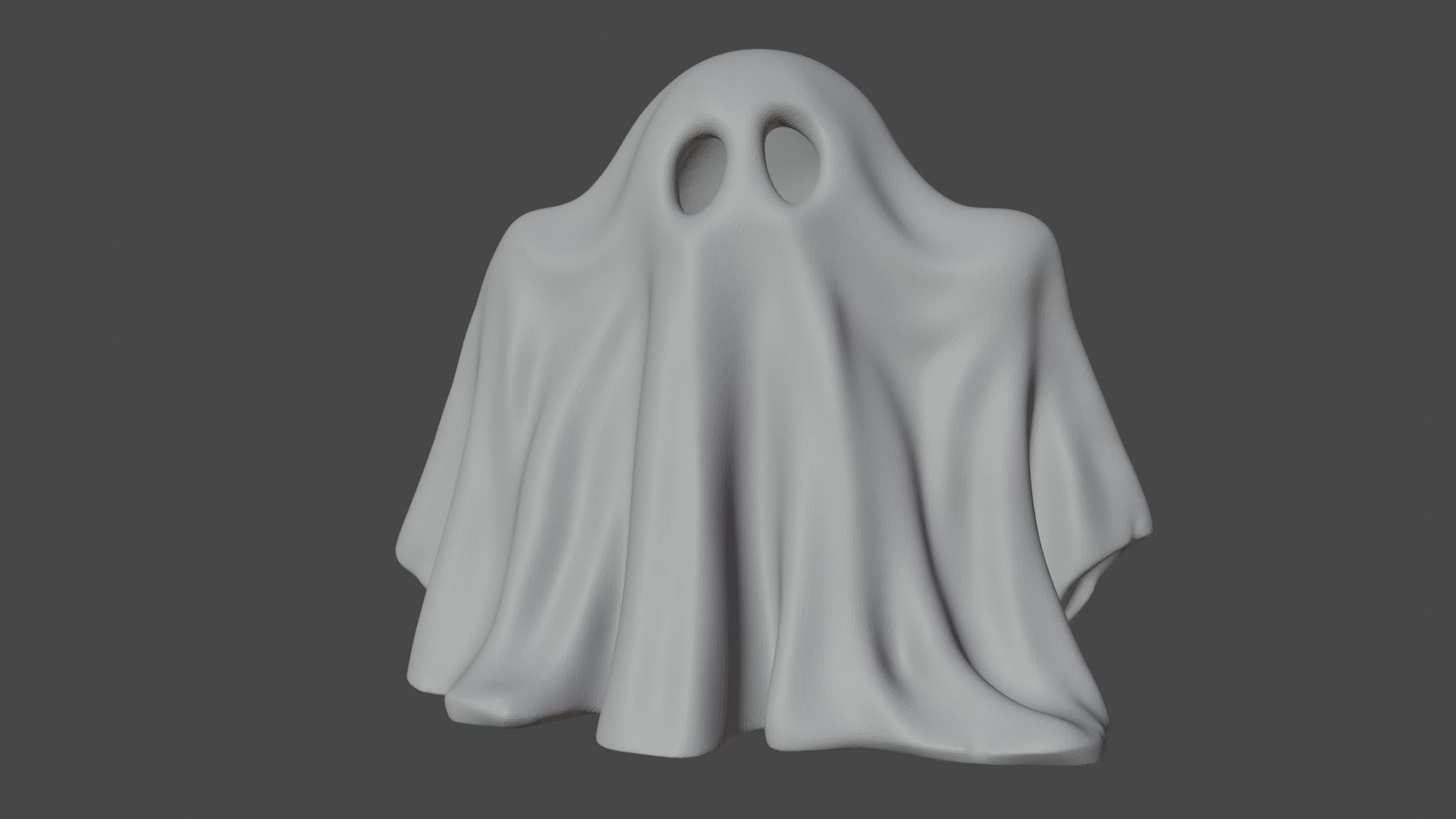 Ghost Halloween Model 3D model_3