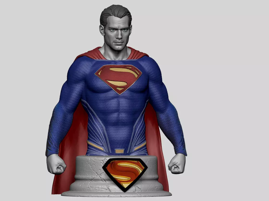 Superman Henry Cavill   High quality 3D print model 3D print model_0