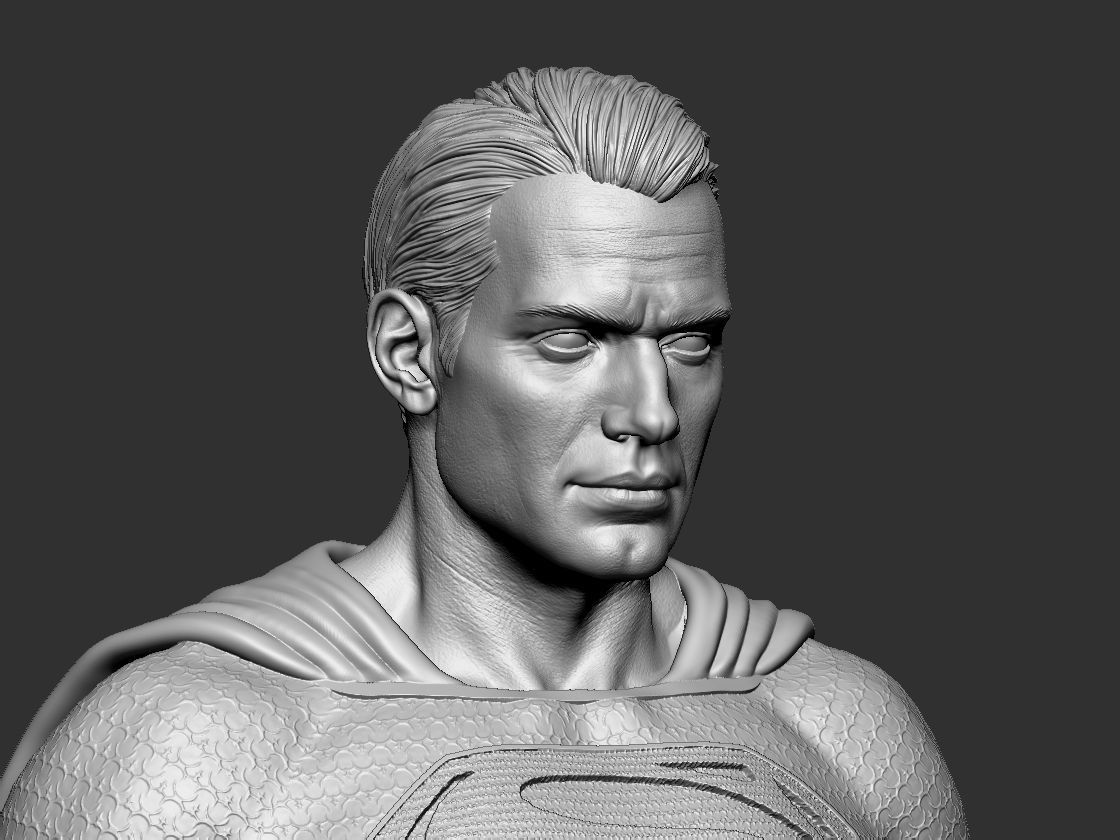 Superman Henry Cavill   High quality 3D print model 3D print model_1