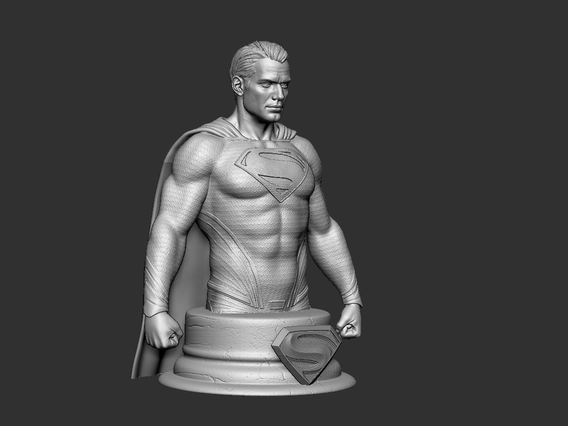Superman Henry Cavill   High quality 3D print model 3D print model_2