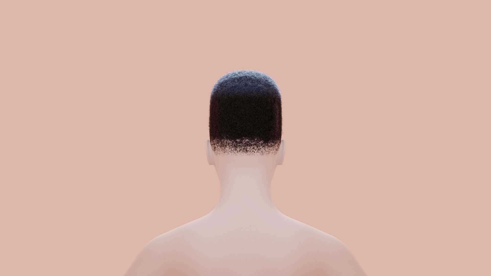 Flat Top Hair 3D model_18