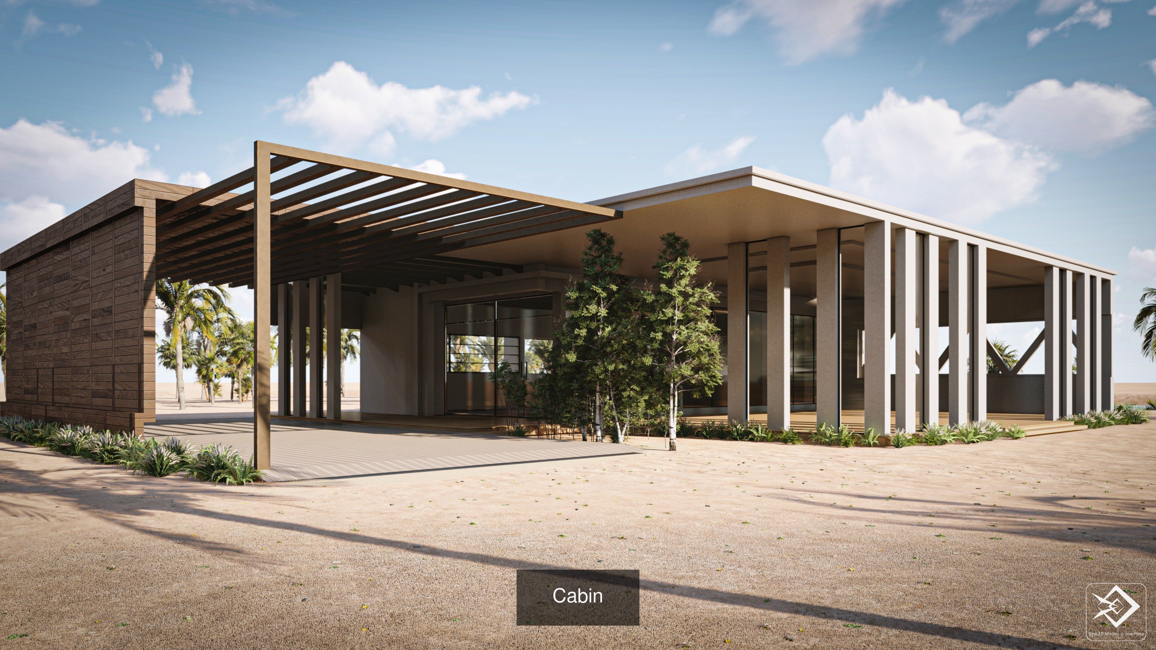 20 Architecture Pakage  3D Model Collection_6