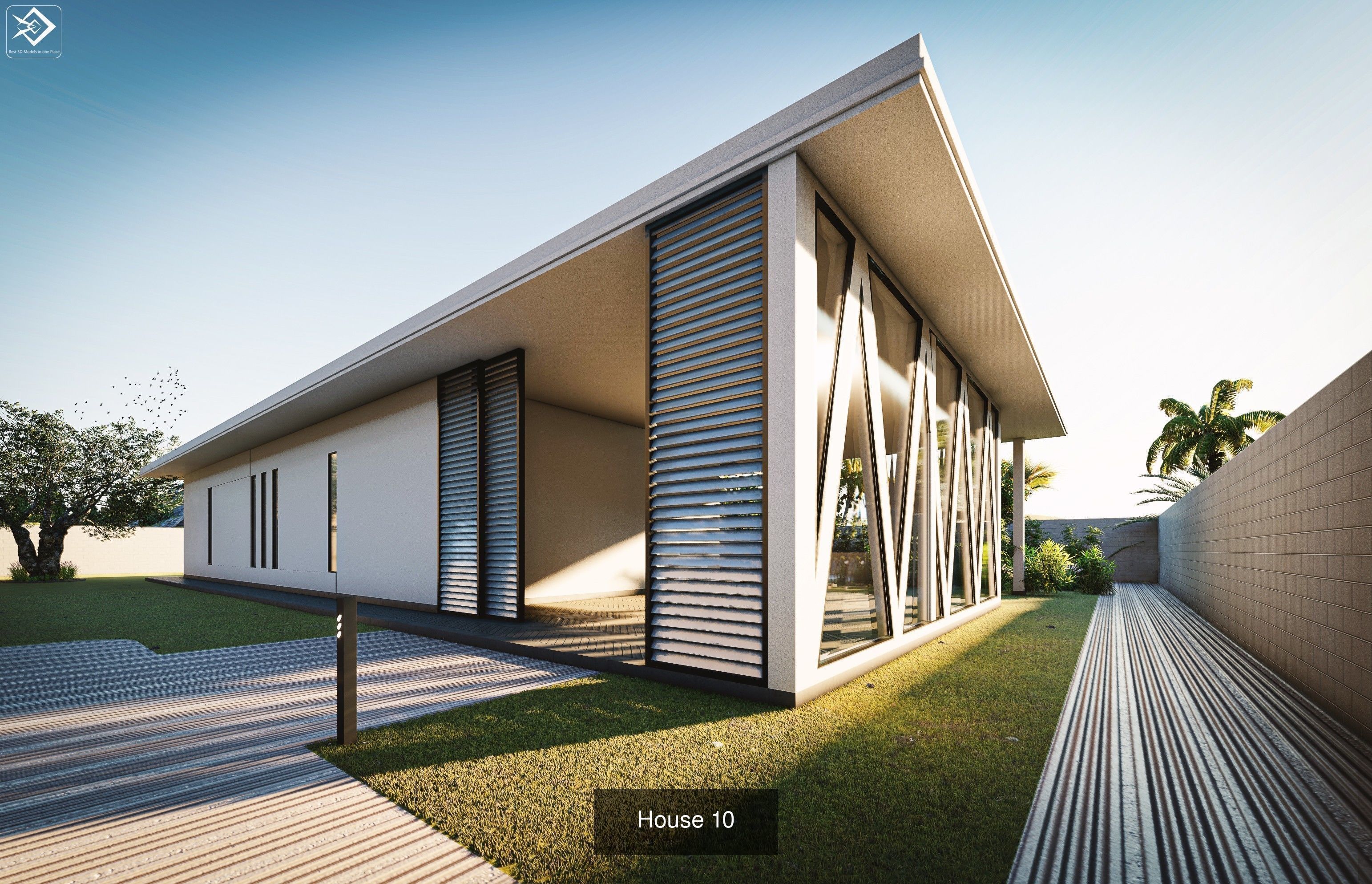 20 Architecture Pakage  3D Model Collection_8