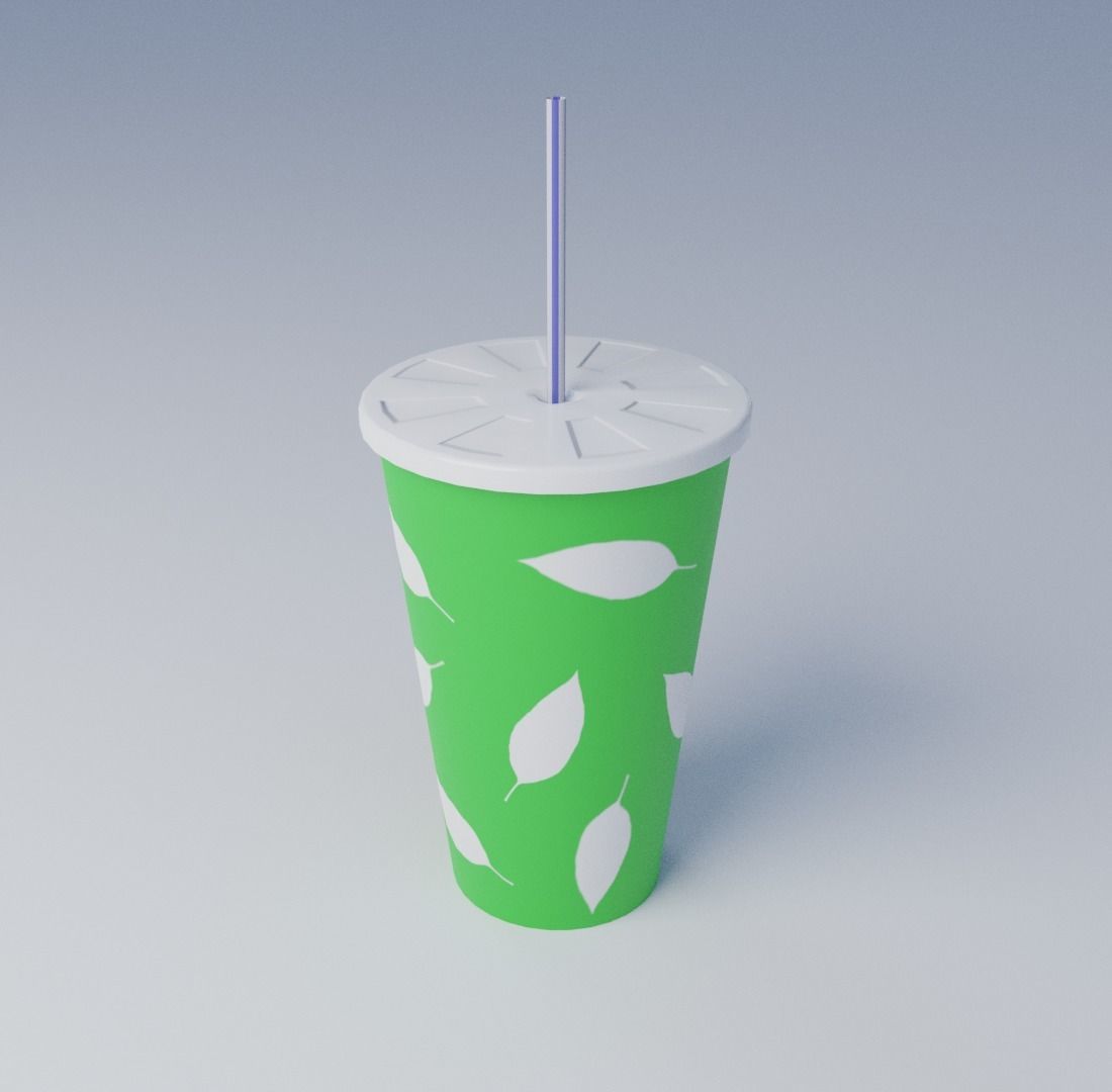 Disposable cup 3D model_2