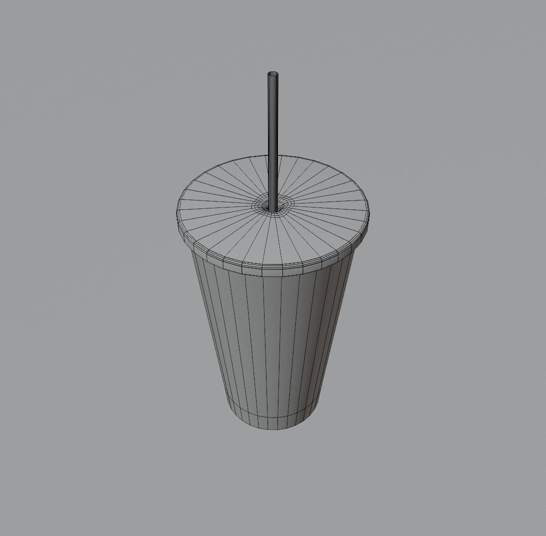 Disposable cup 3D model_5