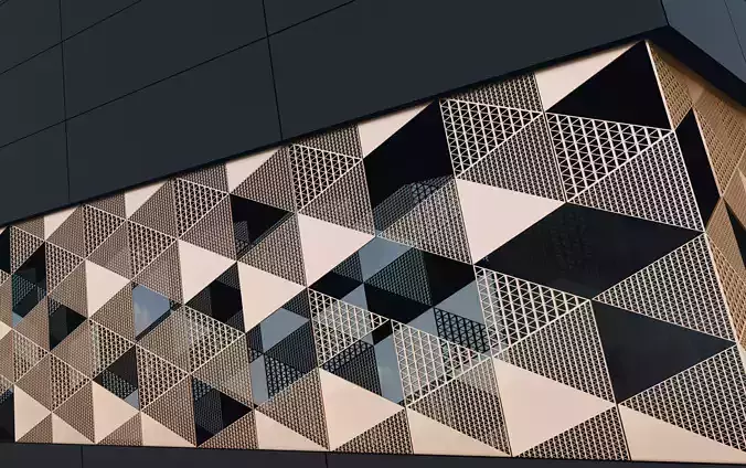 Mesh Modern Low-poly 3D model