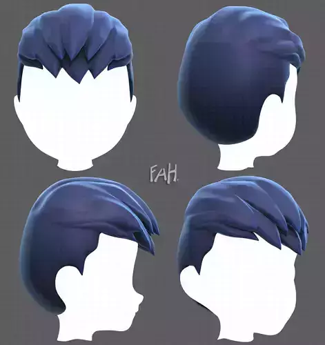 Base Hair for Boy V41