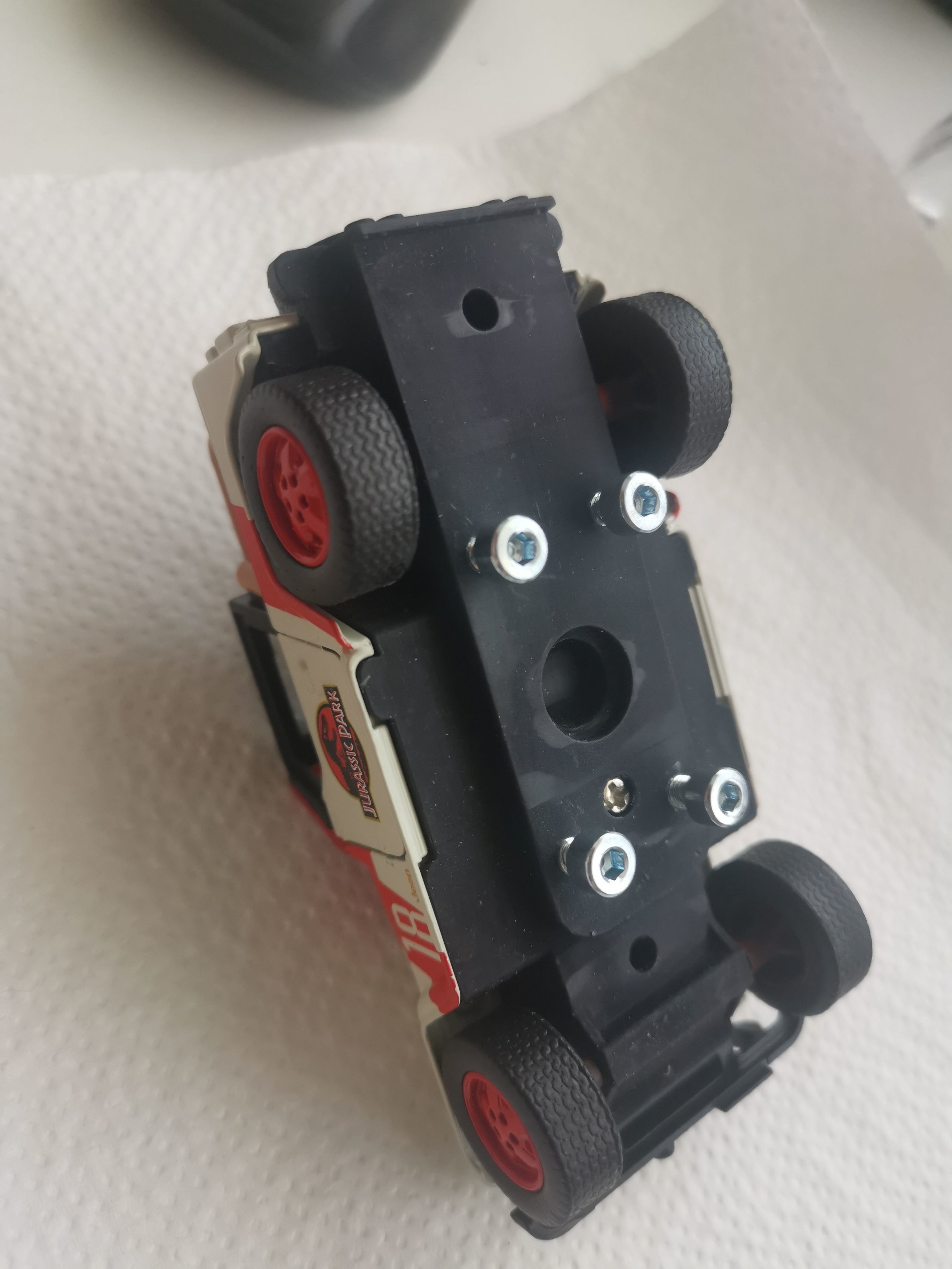 Adapter for Toycar for Stern Pinball Jurassic Park 3D print model_5