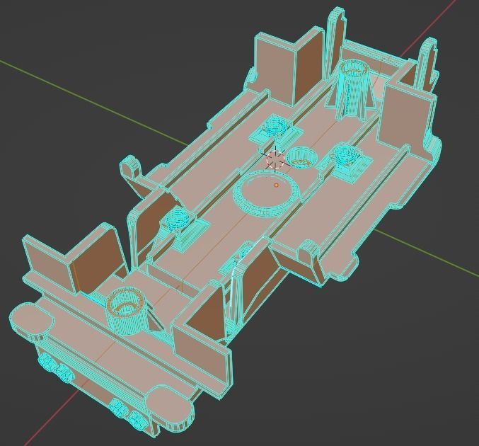 Adapter for Toycar for Stern Pinball Jurassic Park 3D print model_12