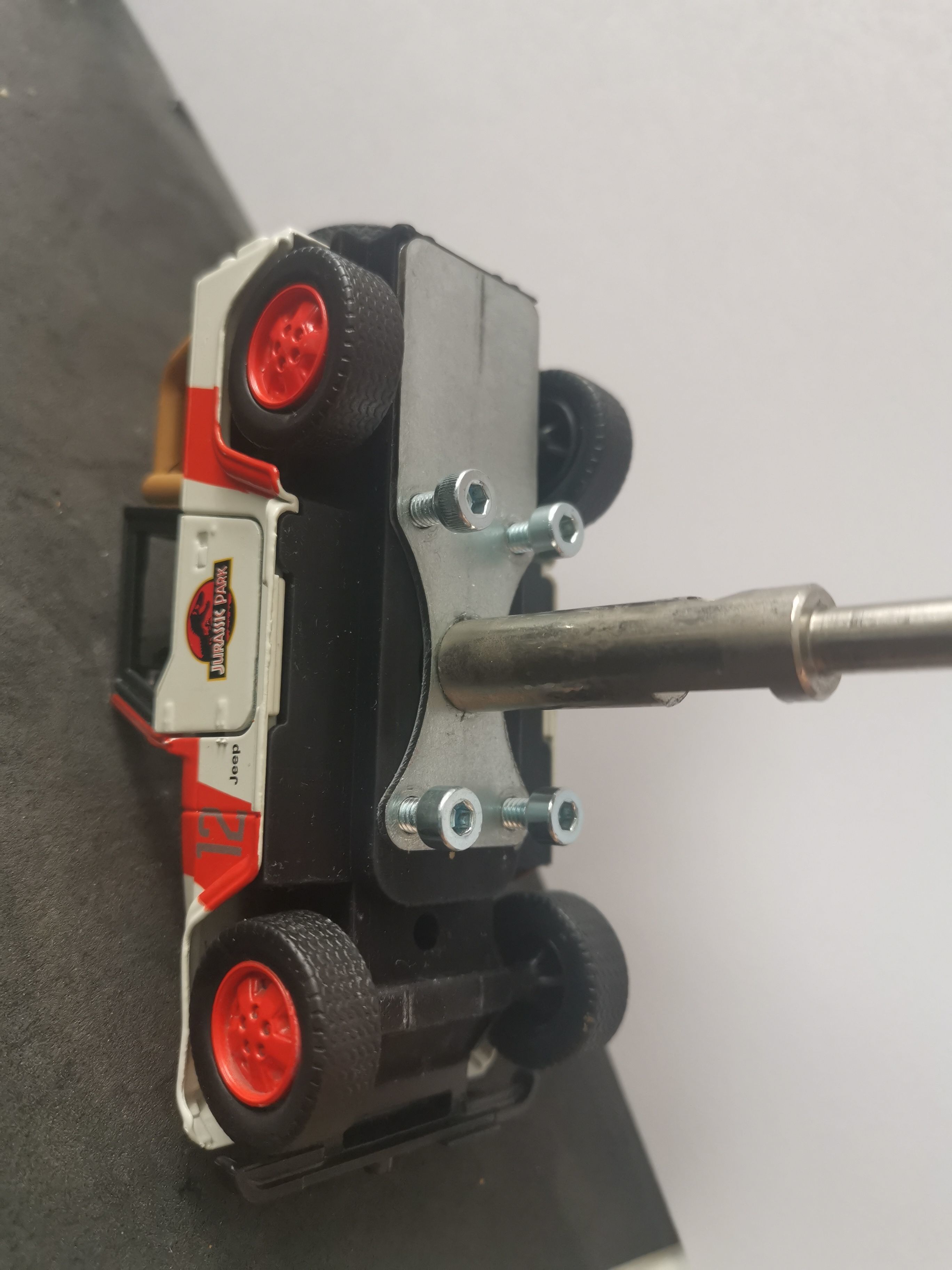 Adapter for Toycar for Stern Pinball Jurassic Park 3D print model_6