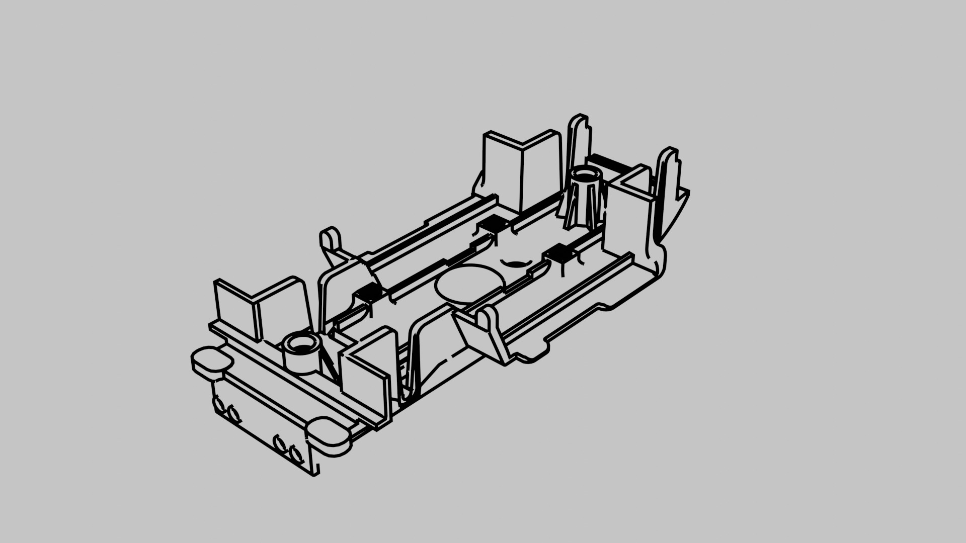 Adapter for Toycar for Stern Pinball Jurassic Park 3D print model_13