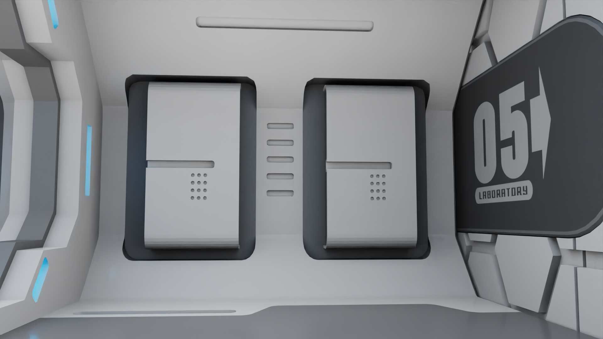  FUTURISTIC INTERIOR 3D model_19