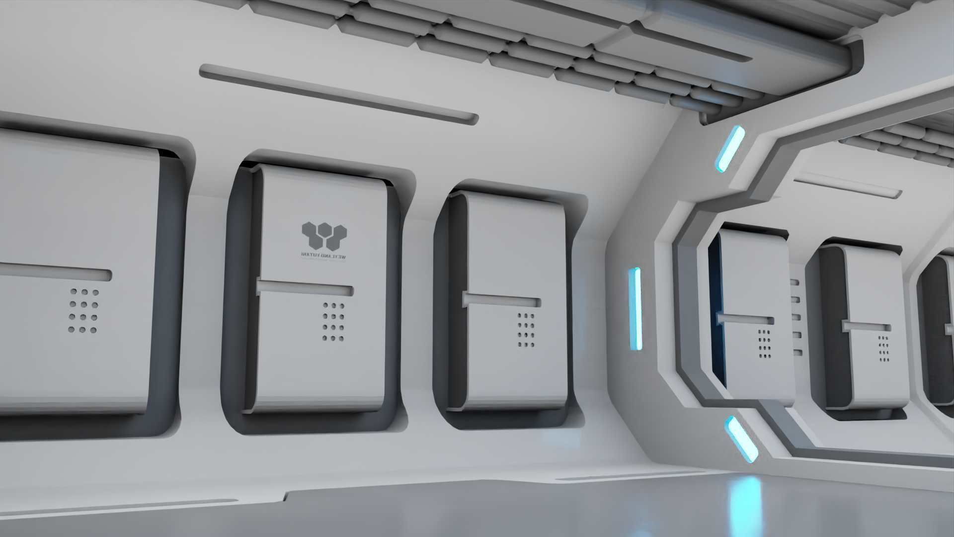  FUTURISTIC INTERIOR 3D model_7