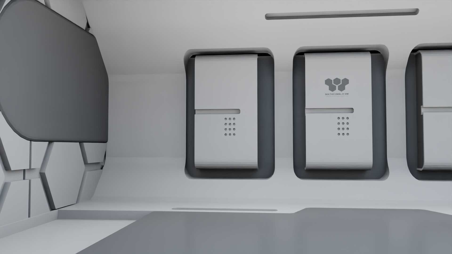  FUTURISTIC INTERIOR 3D model_5