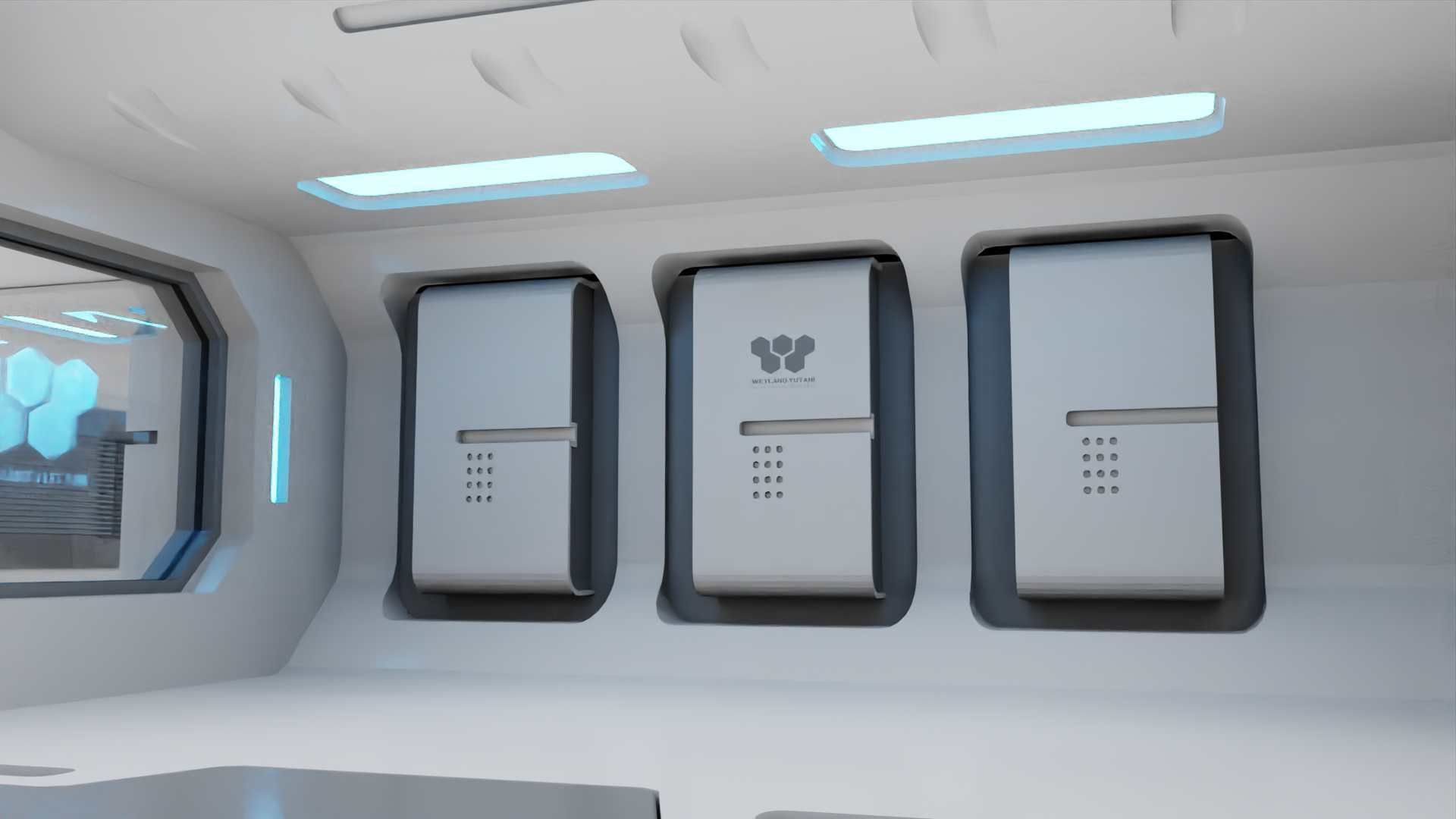  FUTURISTIC INTERIOR 3D model_3