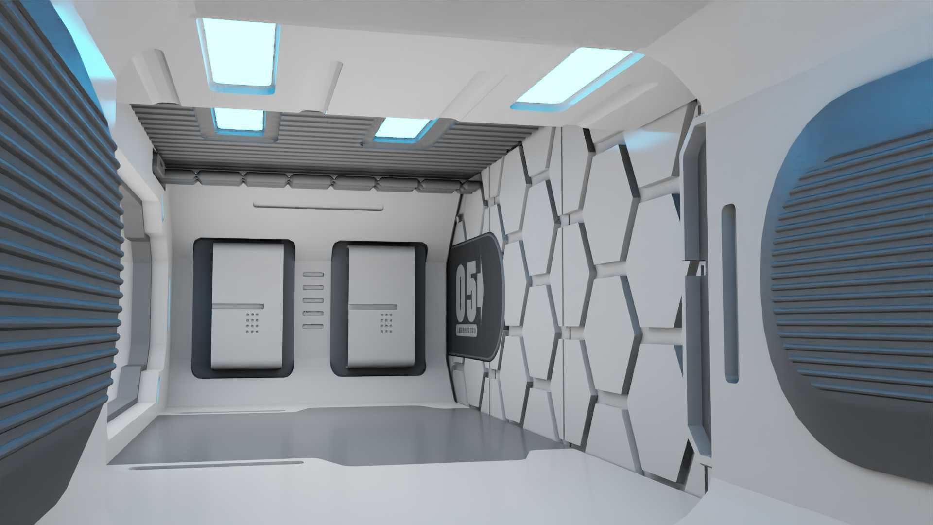  FUTURISTIC INTERIOR 3D model_29