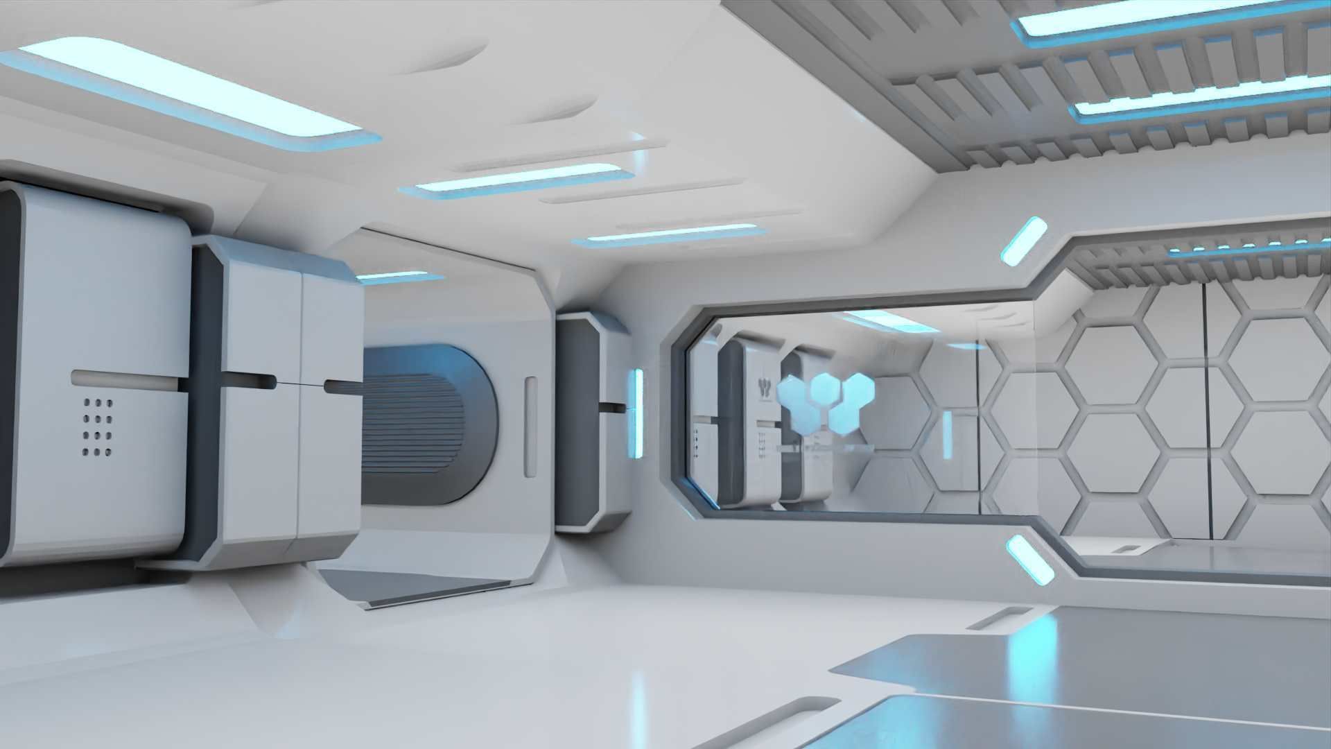  FUTURISTIC INTERIOR 3D model_14