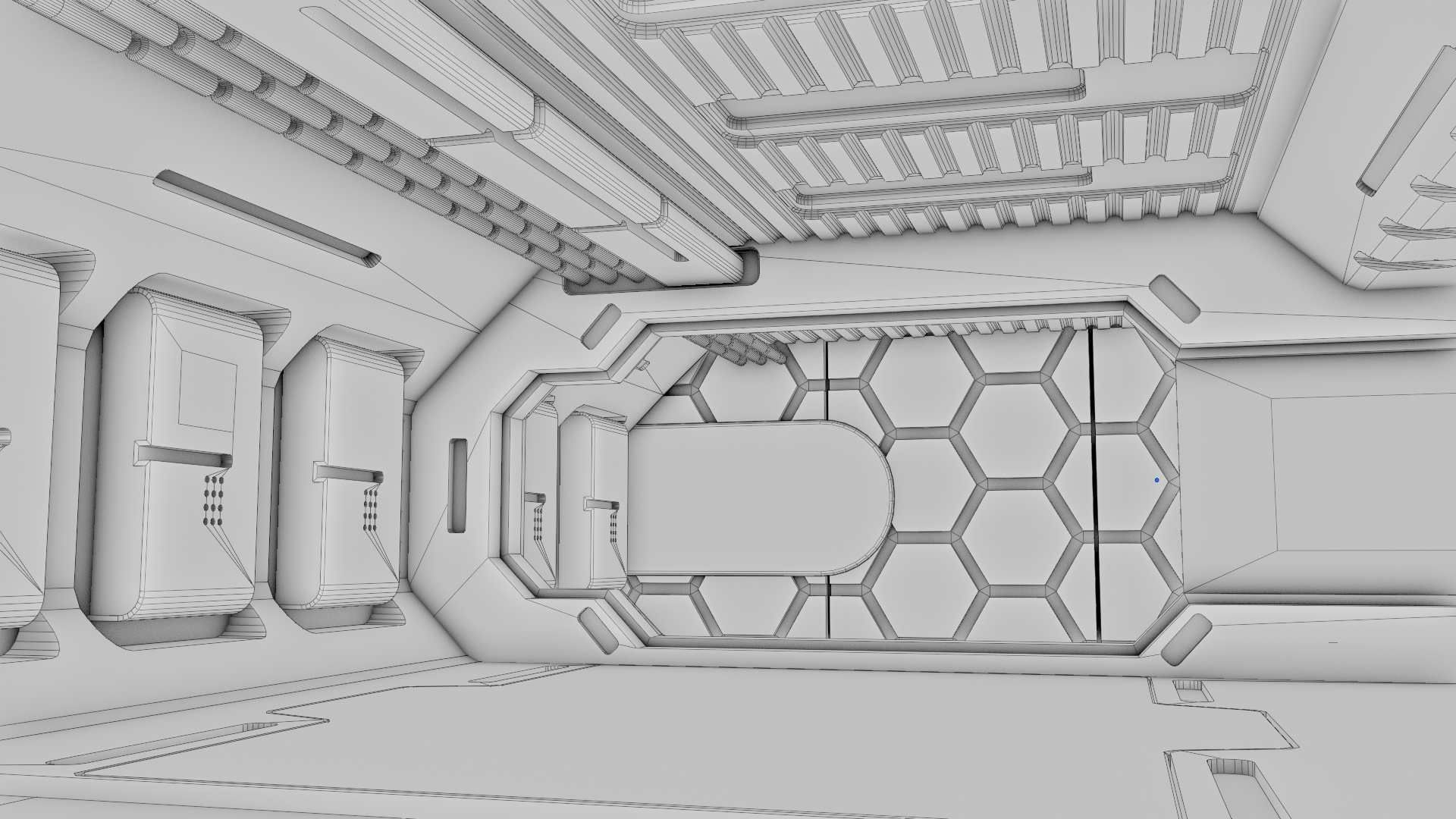  FUTURISTIC INTERIOR 3D model_38