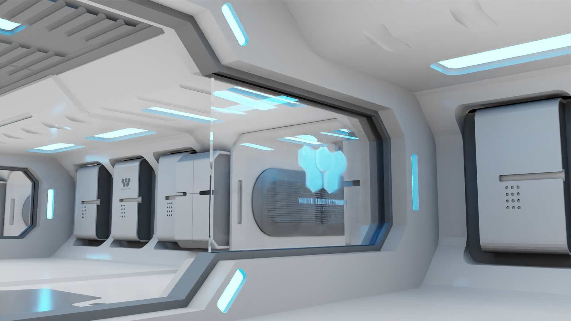  FUTURISTIC INTERIOR 3D model_10