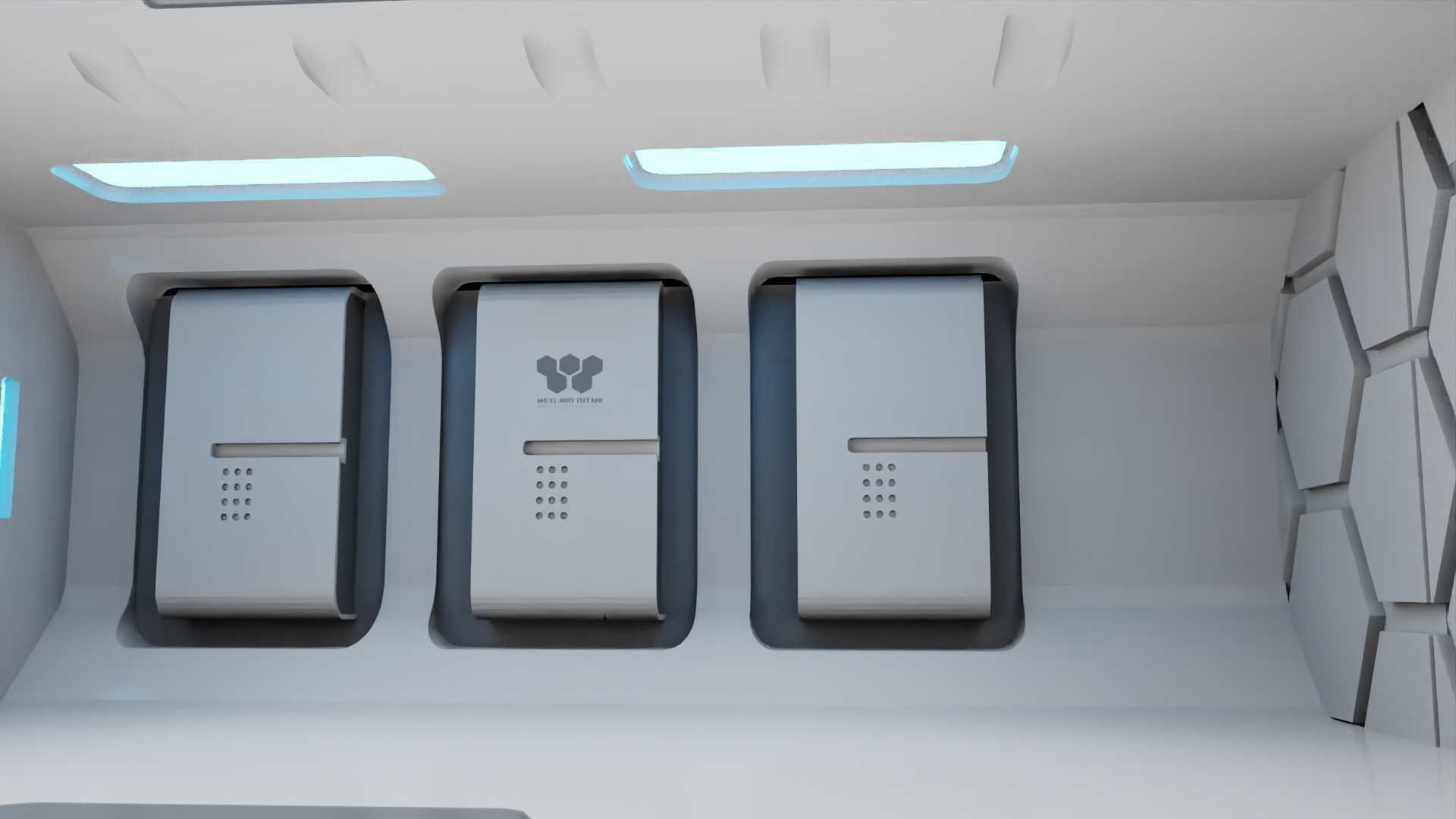  FUTURISTIC INTERIOR 3D model_4