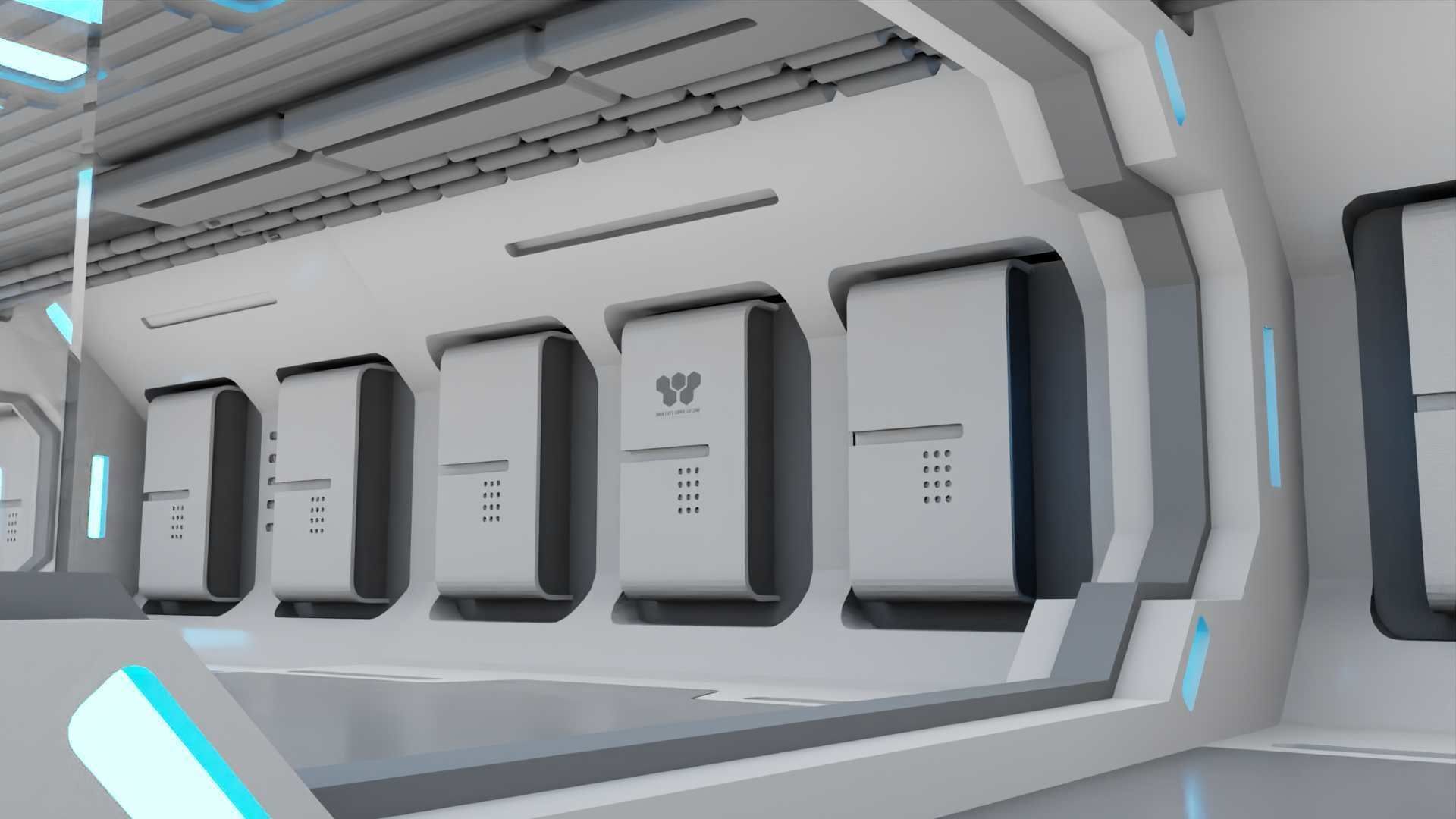  FUTURISTIC INTERIOR 3D model_18