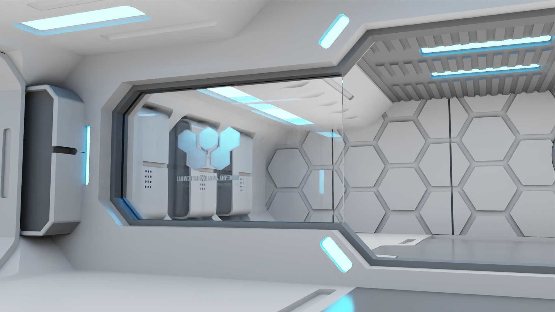  FUTURISTIC INTERIOR 3D model_13