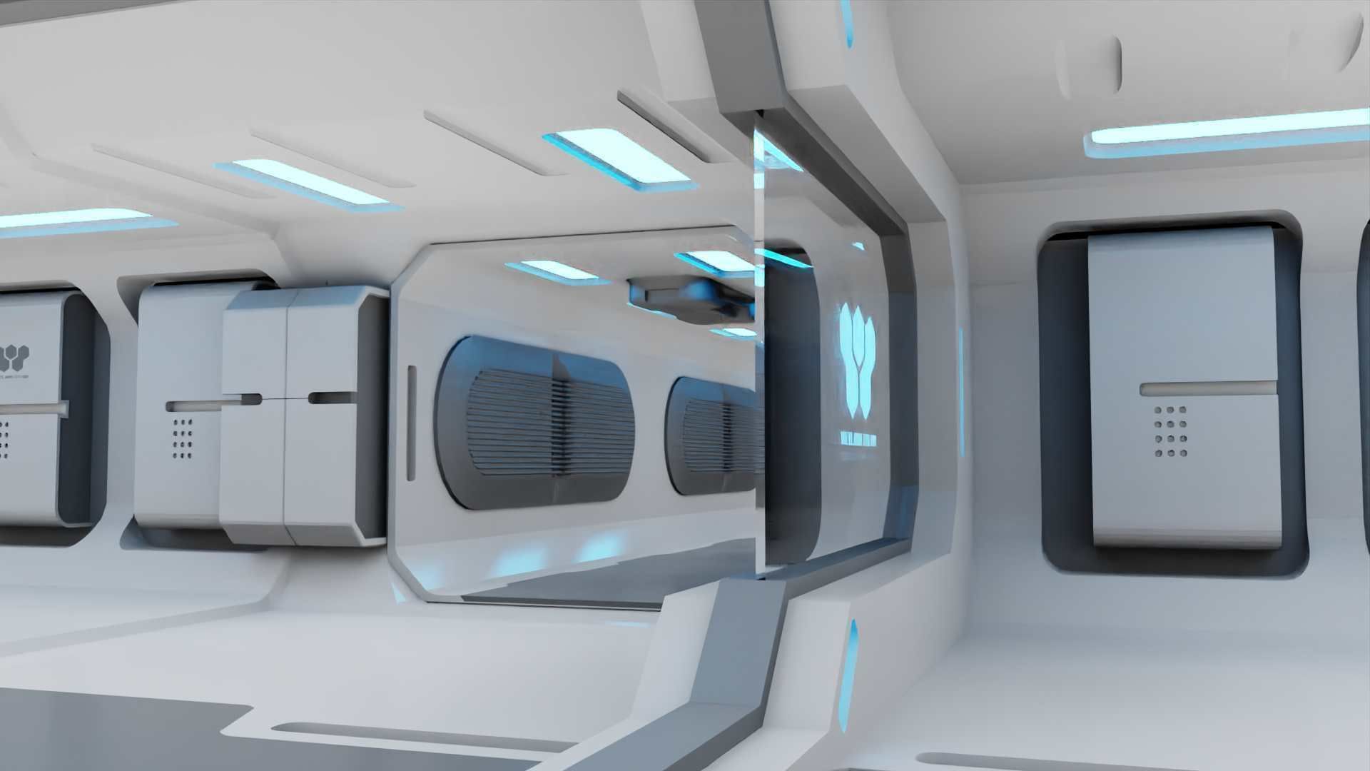  FUTURISTIC INTERIOR 3D model_11