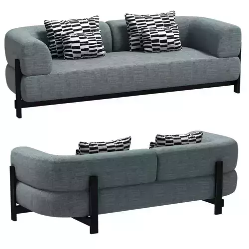 Elephant Sofa 3-Seater  Karimoku New Standard