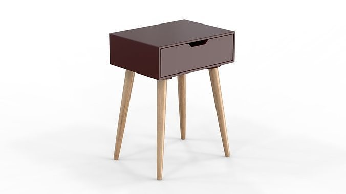 Bed Side Table 3D model | CGTrader
