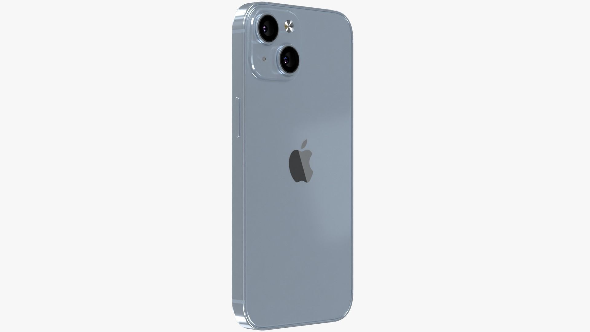 iPhone 14 Blue Low-poly 3D model_11