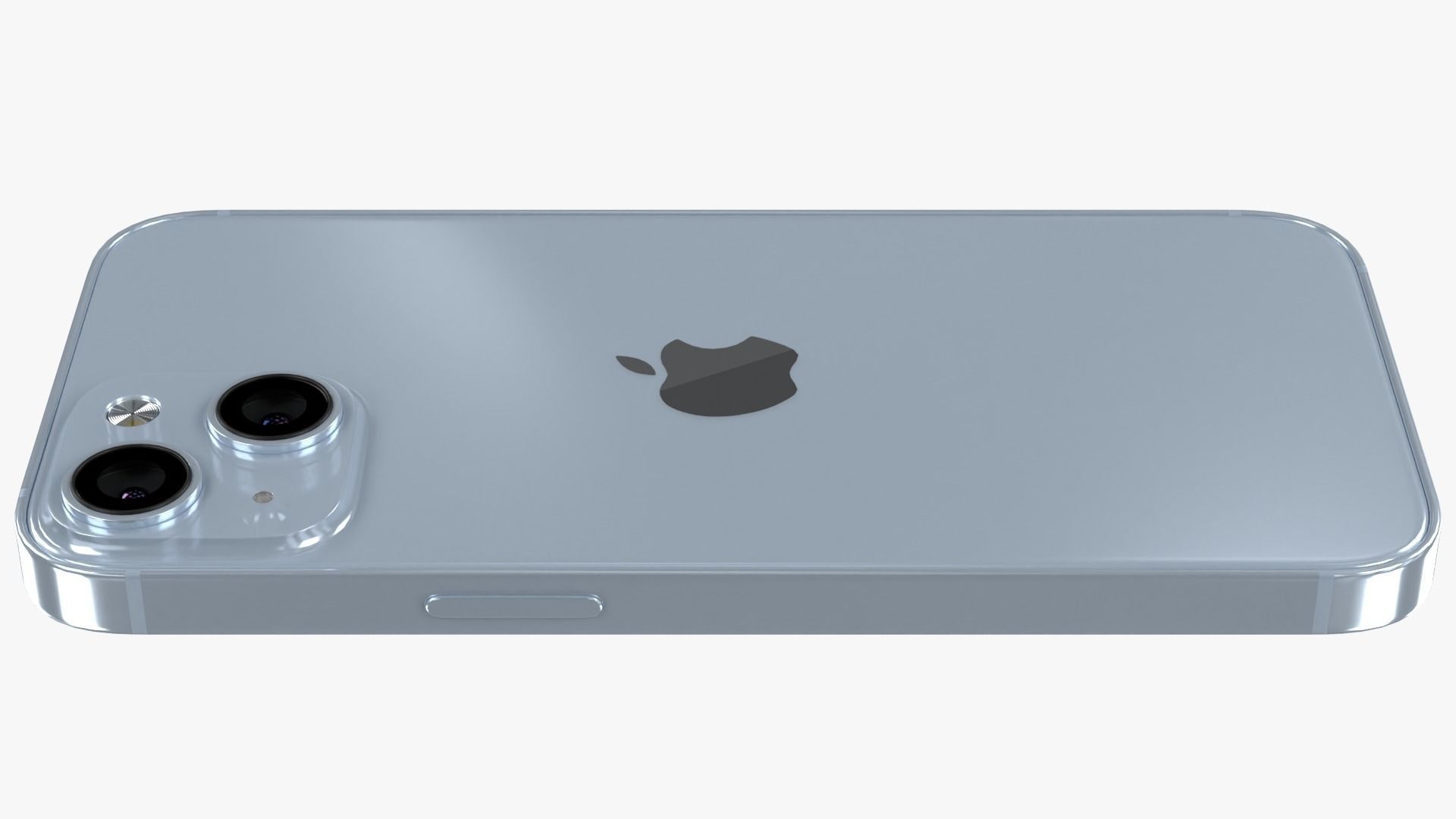 iPhone 14 Blue Low-poly 3D model_6