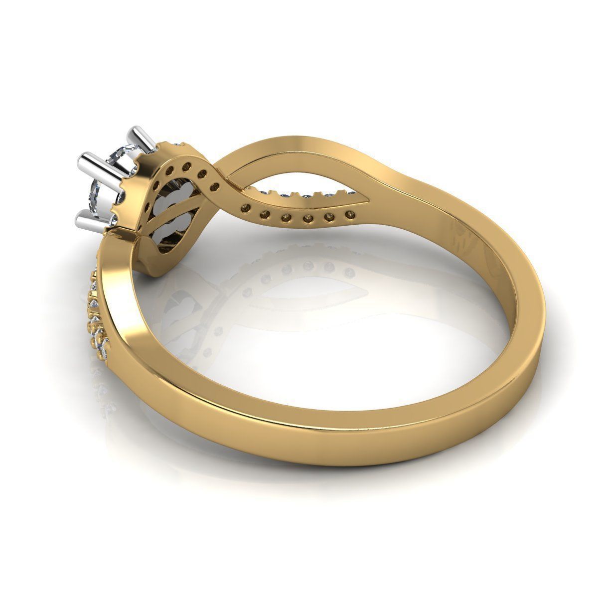 Ring 3DM STL OBJ model for 3D printing and CNC 3D print model_4