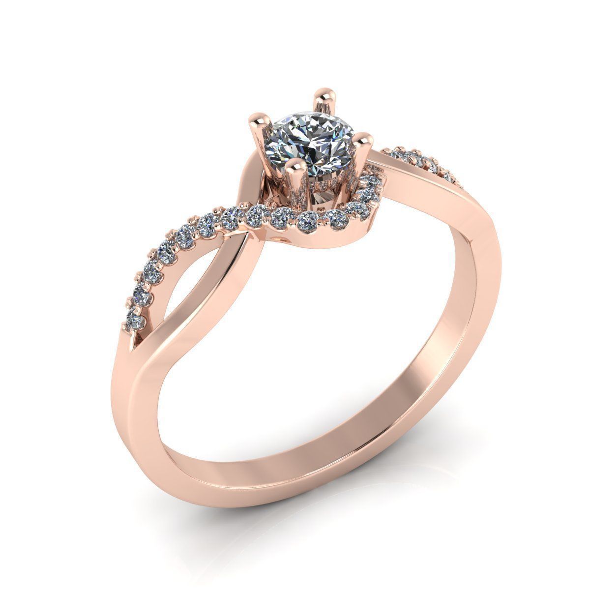 Ring 3DM STL OBJ model for 3D printing and CNC 3D print model_3