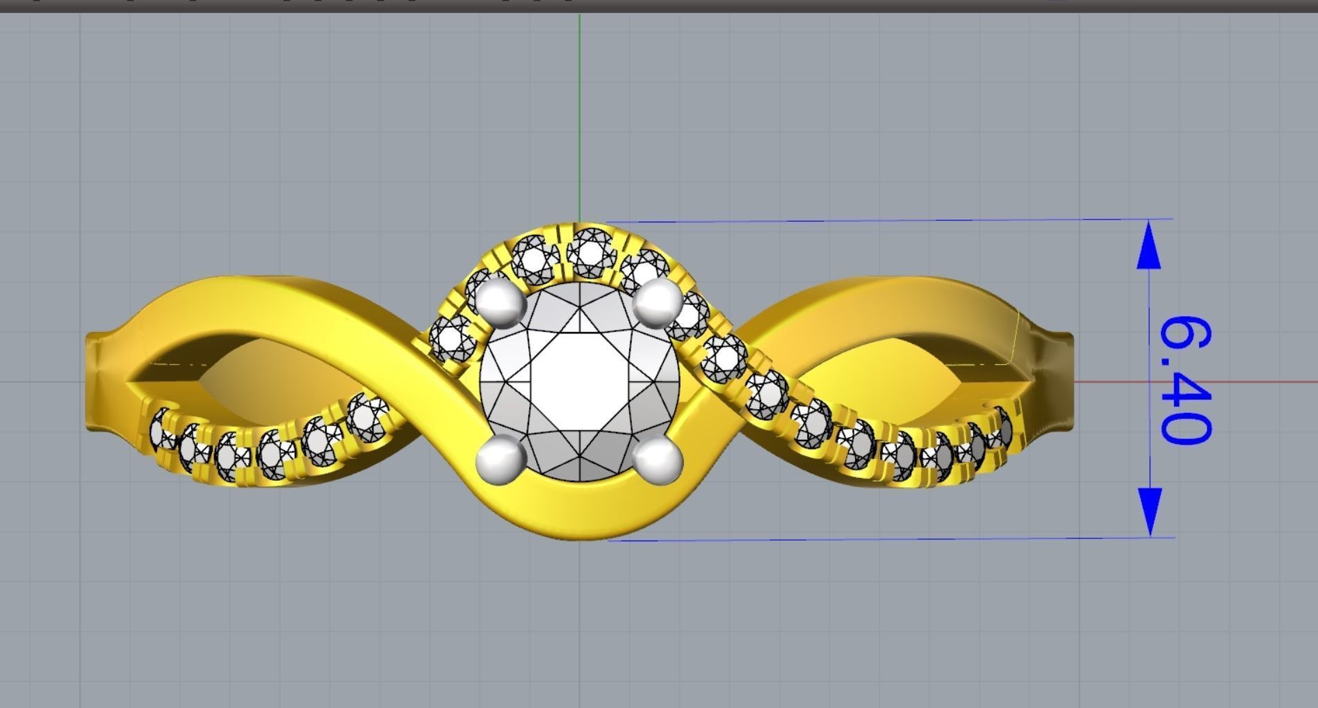 Ring 3DM STL OBJ model for 3D printing and CNC 3D print model_7