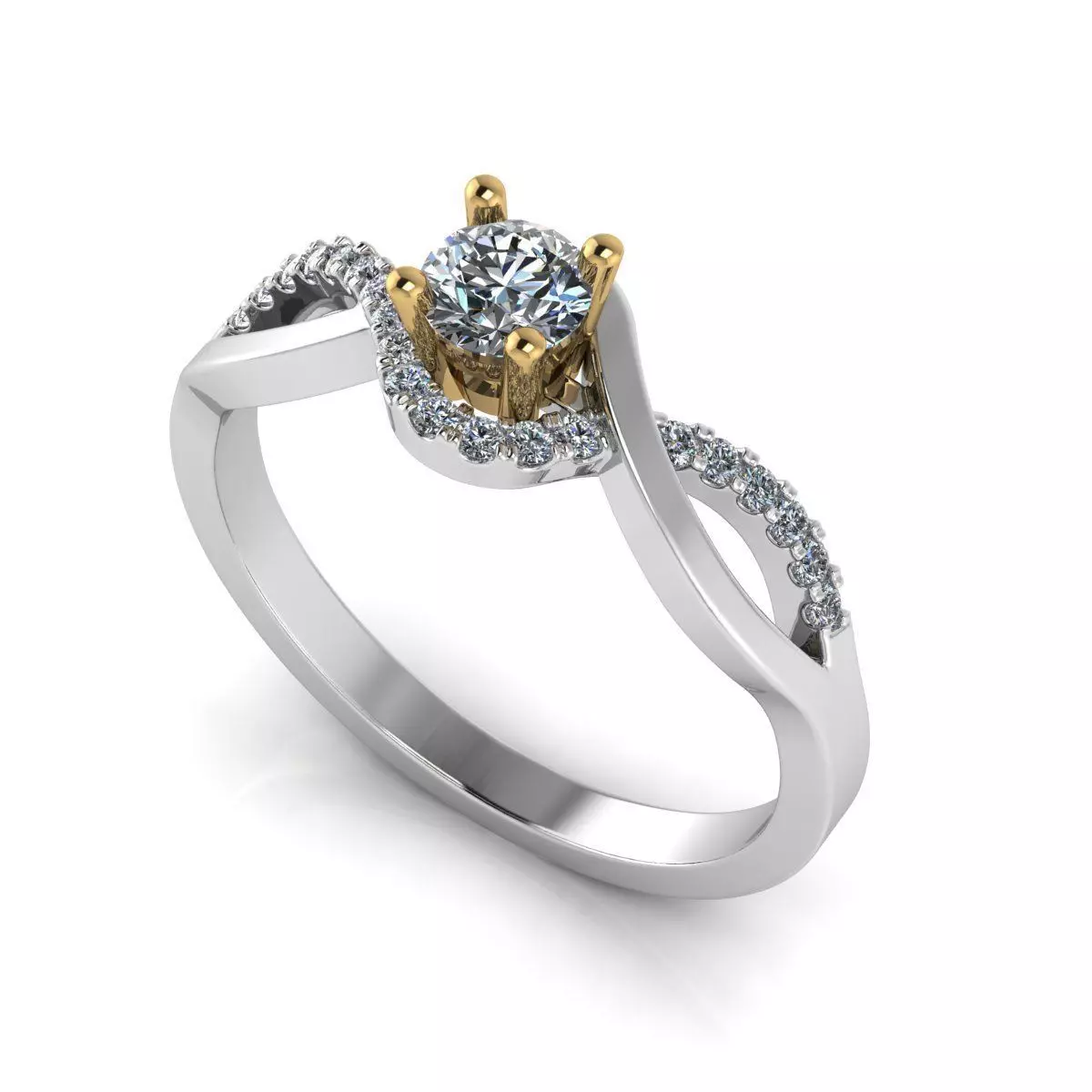 Ring 3DM STL OBJ model for 3D printing and CNC 3D print model_0