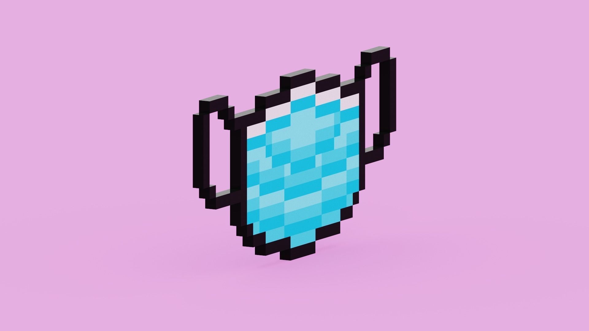 Pixel Surgery Mask Low-poly 3D model_10