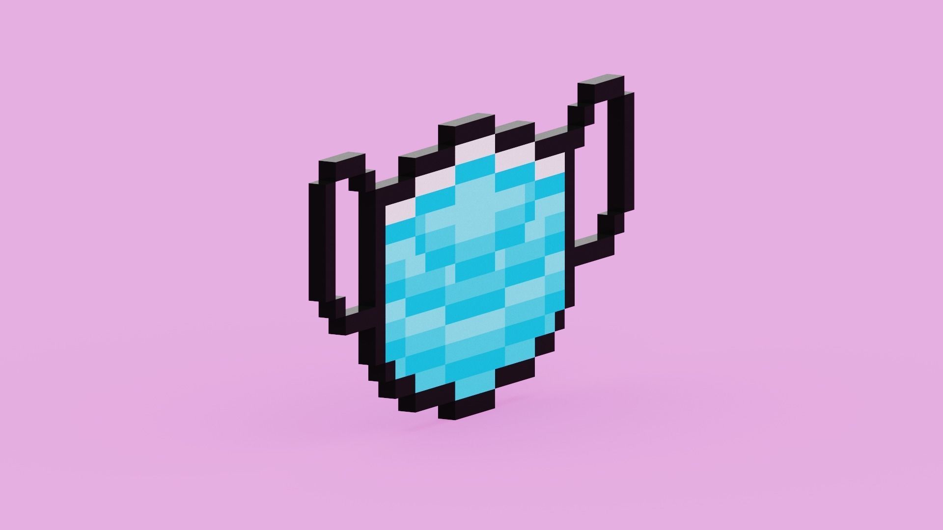 Pixel Surgery Mask Low-poly 3D model_4