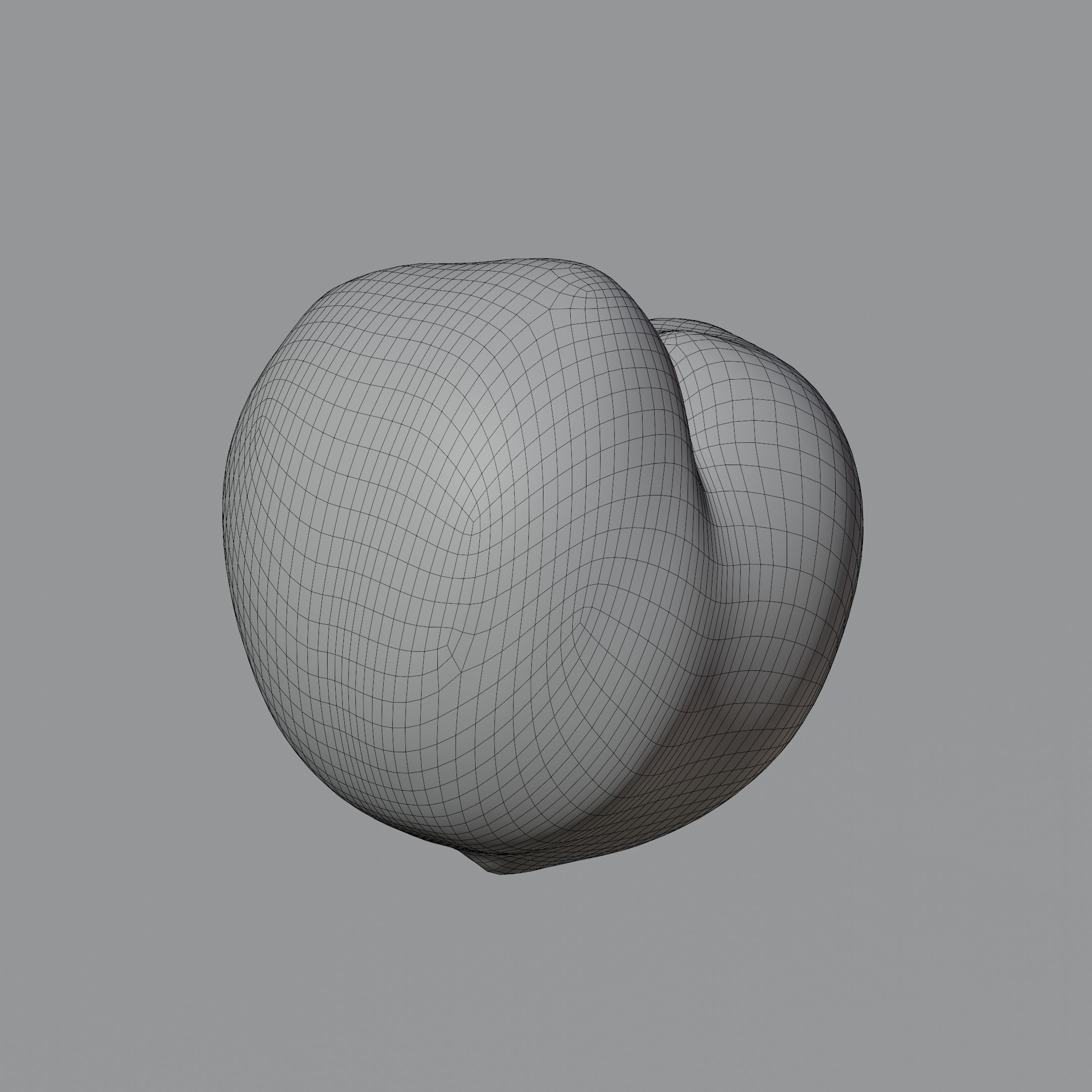 Peach 3D model_10