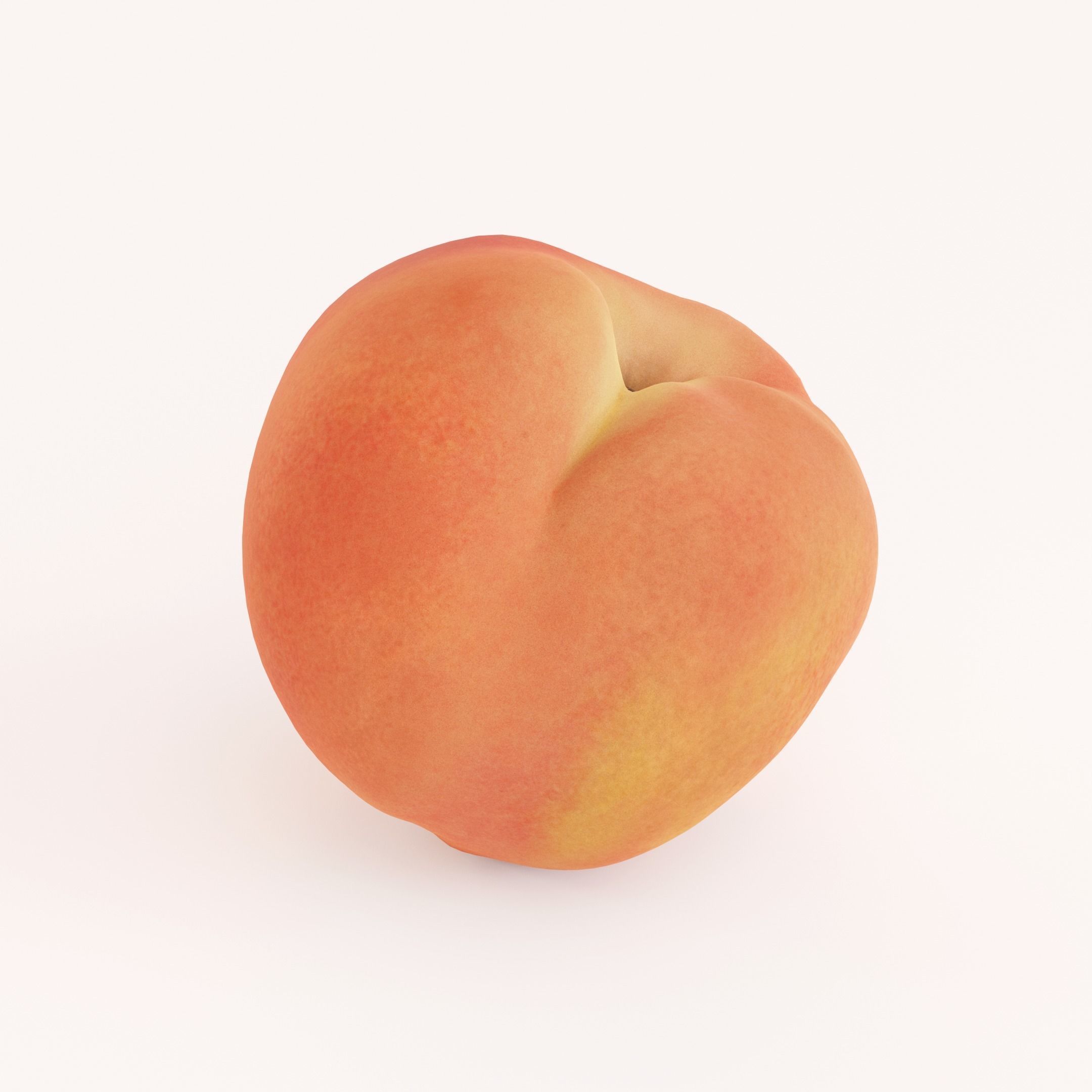 Peach 3D model_1