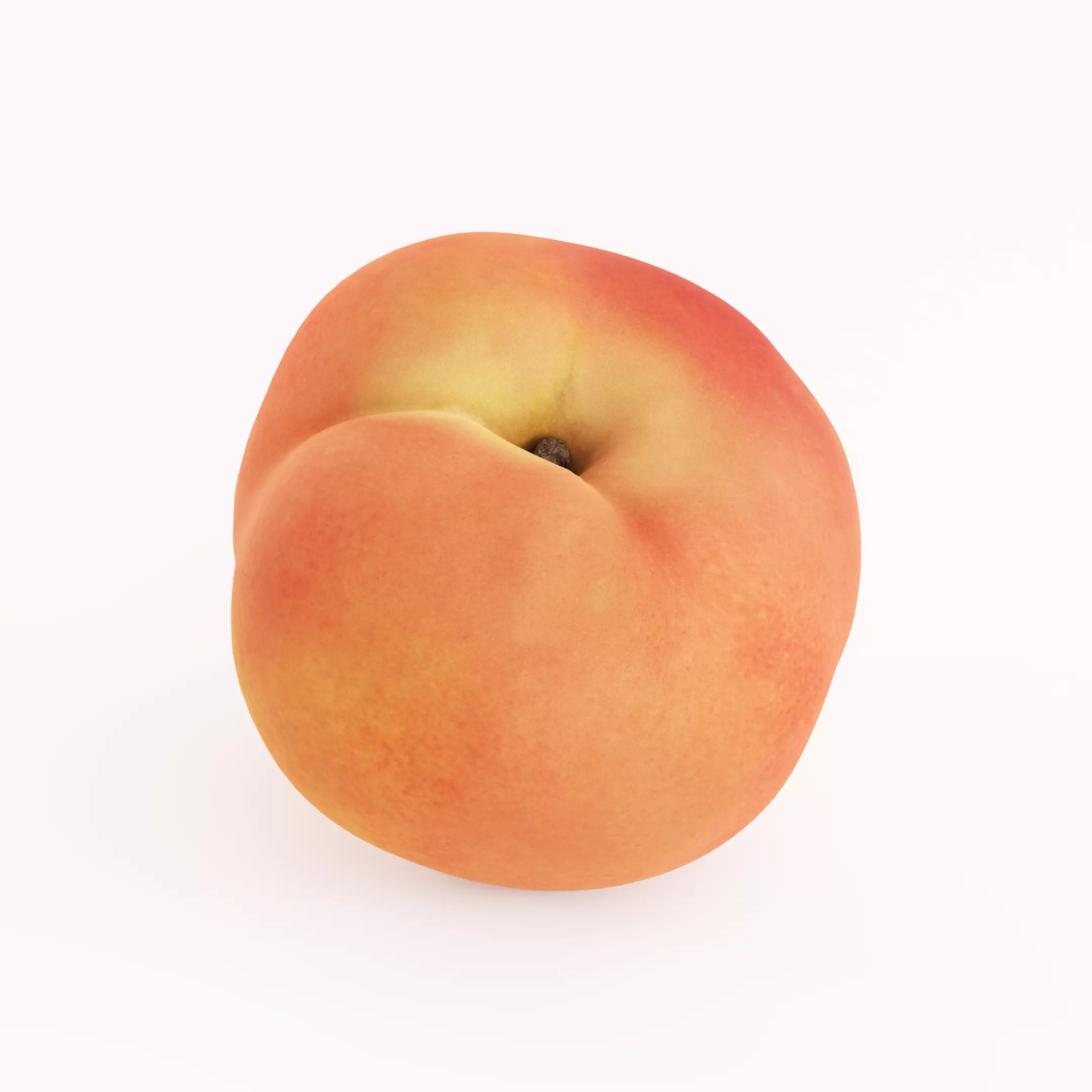 Peach 3D model_0