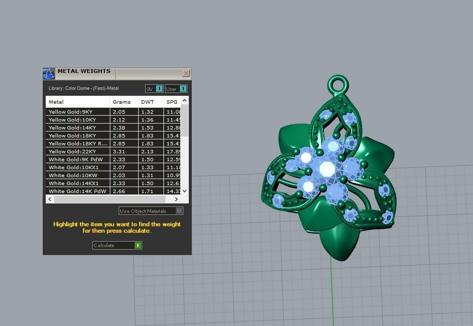 flower jewelry 3D print model_16
