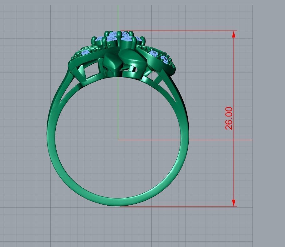 flower jewelry 3D print model_22