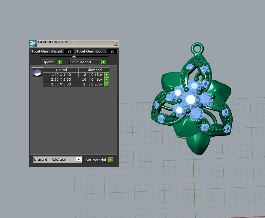 flower jewelry 3D print model_17