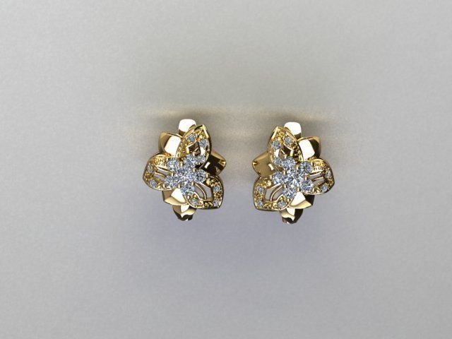 flower jewelry 3D print model_7